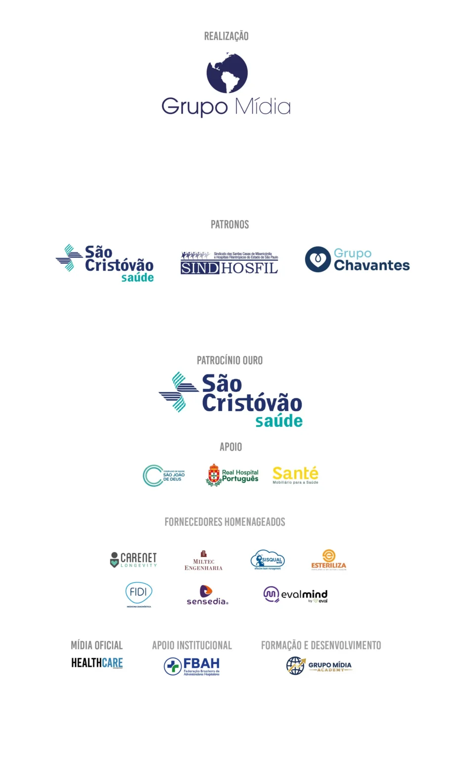 Patrocinadores - Prêmio Gestão Primme 2026