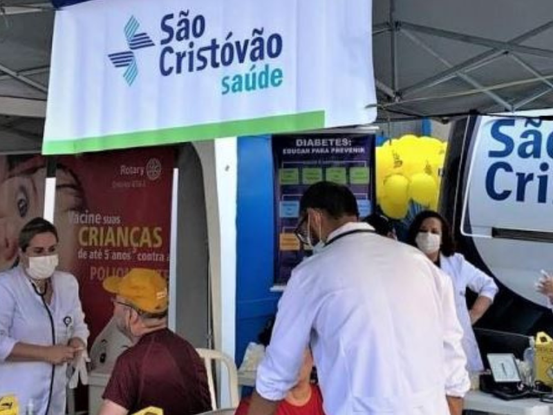 São Cristóvão Saúde apoia ação comunitária em parceria com Rotary Clubes e Secretaria da Saúde