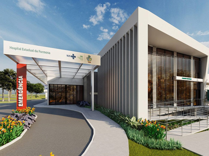 Obras do Hospital Estadual de Formosa seguem sem parar atendimento
