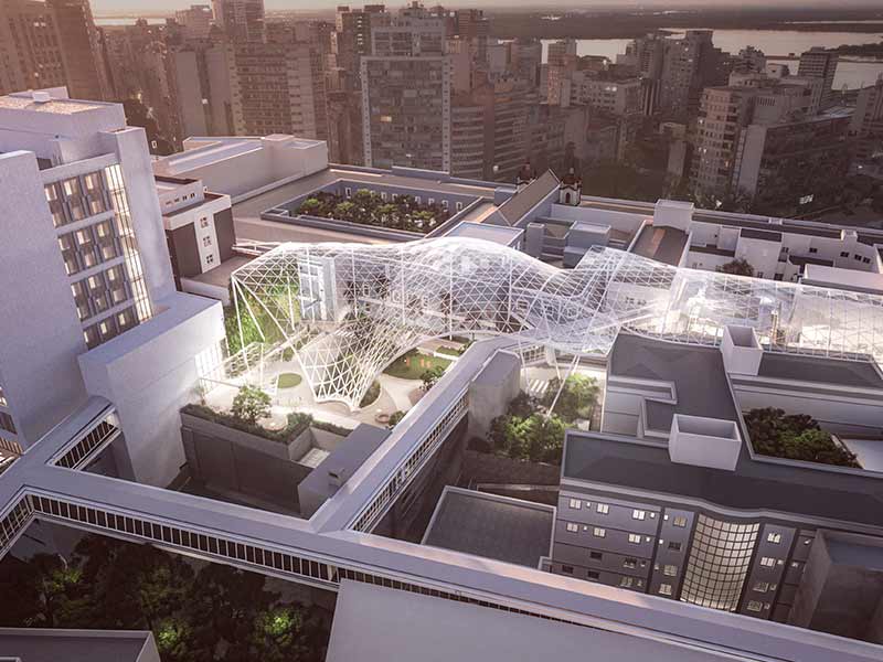 Santa Casa de Porto Alegre investe mais de R$ 560 milhões para ampliar a sua infraestrutura
