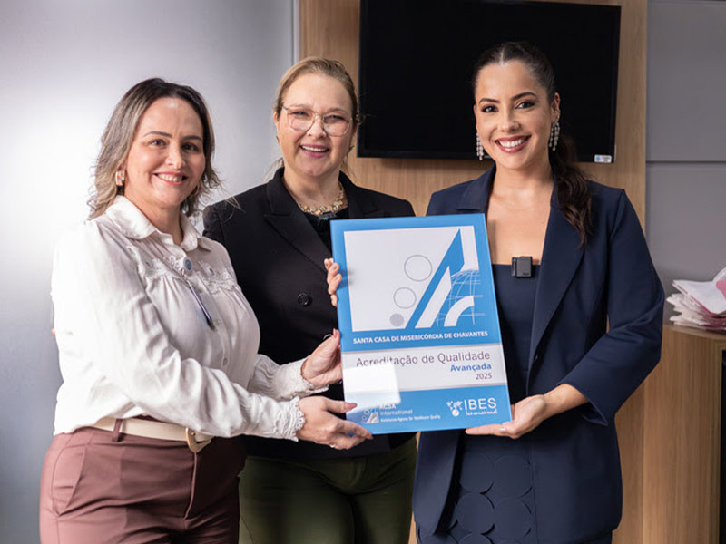 Cerimônia marca entrega oficial da certificação internacional da ACSA à Santa Casa de Chavantes
