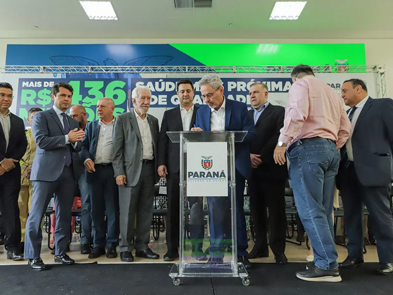 Governo do Paraná anuncia novo aporte de recursos para saúde